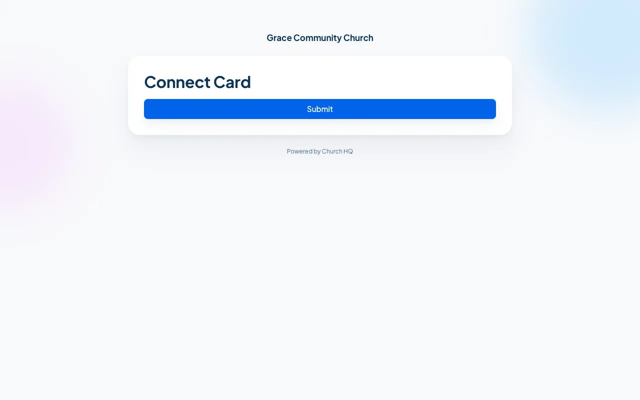 A public form.